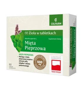 Mięta Pieprzowa, tabl., 60 szt