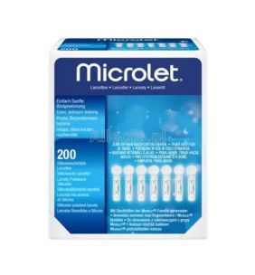 Microlet, lancety, (Ascensia), 200 szt