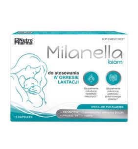 Milanella biom, kaps., 15 szt