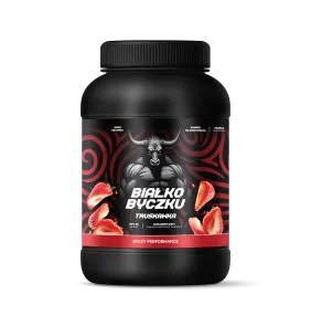 BYCZKU Białko Byczku truskawka, 1000g  