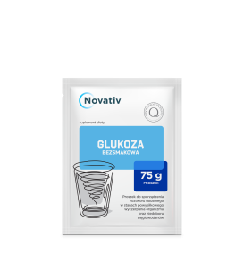 Novativ Glukoza bezsmakowa, proszek, 75 g