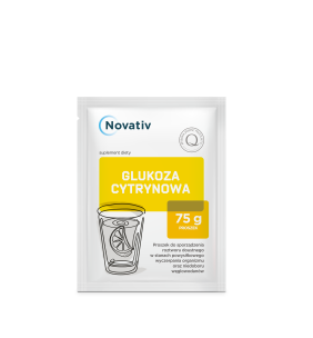 Novativ Glukoza cytrynowa, proszek, 75 g