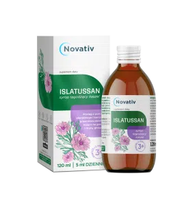 Novativ Islatussan, syrop łagodzący kaszel, 120 ml