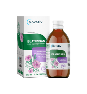 Novativ Islatussan, syrop łagodzący kaszel, 120 ml