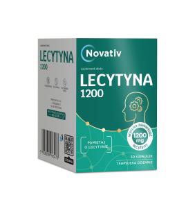 Novativ Lecytyna 1200, kapsułki, 60 sztuk