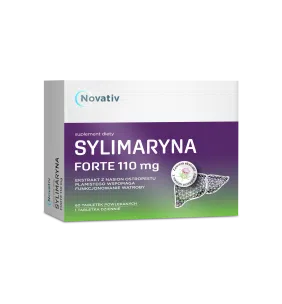 Novativ Sylimaryna Forte, tabletki powlekane, 60 sztuk