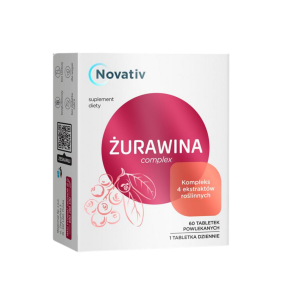 Novativ Żurawina complex, tabletki, 60 sztuk