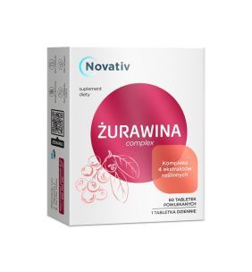 Novativ Żurawina complex, tabletki, 60 sztuk