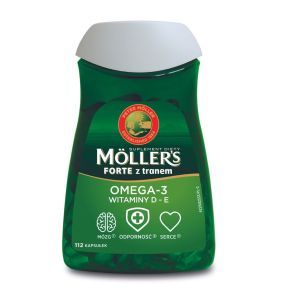 Mollers Forte z tranem, kapsułki, 112 szt.