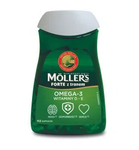 Mollers Forte z tranem, kapsułki, 112 szt.