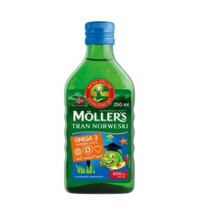 Mollers Tran Norweski, aromat owocowy, 250 ml