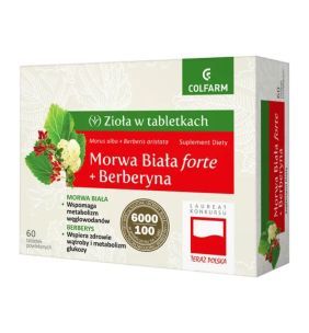 Morwa Biała forte + Berberyna, tabletki, 60 szt.