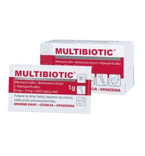 Multibiotic, maść, 1 g, 10 saszetek