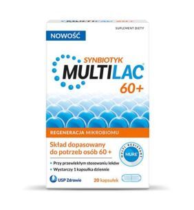 Multilac 60+, kaps., 20 szt
