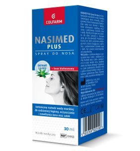 Nasimed Plus, spray, do nosa, 30 ml