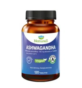 Naturell Ashwagandha, tabletki, 120 szt.