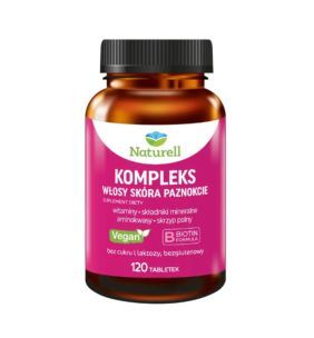 Naturell Kompleks Wlosy Skora Paznokcie, tabl., 120 szt
