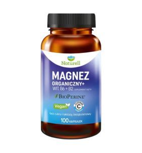 Naturell Magnez Organiczny+, kaps.,100 szt