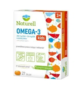 Naturell Omega 3 Kids, żelki, 27 szt.