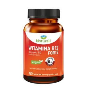 Naturell Witamina B12 forte, tabl.do zucia, 120 szt