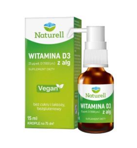 Naturell Witamina D dla dzieci, krople, 15 ml