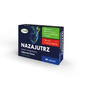 Nazajutrz pomoc w łagodzeniu objawów kaca, 60 szt.