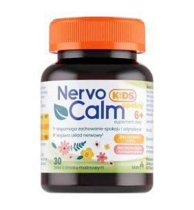Nervo Calm Spokój Kids 6+, żelki, sm.malinowy, 30 szt