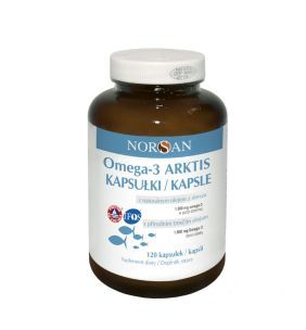 Norsan, Omega-3 Arktis z naturalnym olejem z dorsza arktycznego, kaps., 120 szt