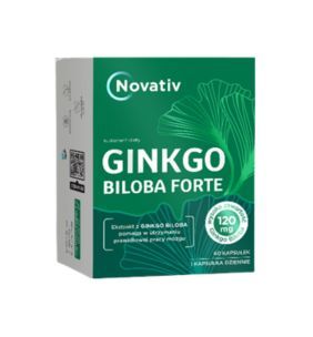 Novativ Ginkgo Biloba Forte, kapsułki, 60 szt.