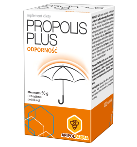 Propolis Plus, tabletki, bez cukru, 100 szt.