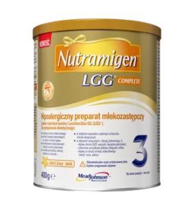Nutramigen 3 LGG Complete, hipoalergiczny preparat mlekozastępczy, proszek, 400 g
