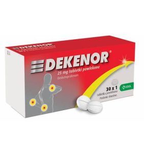 Dekenor, 25 mg, tabl.powl., 30 x 1 szt