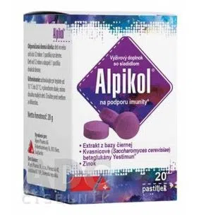 Alpikol, pastyl.do ssania, 20 szt