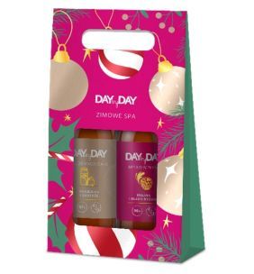 DAYbyDAY Zestaw Mydło Malina i Mleko ryżowe, Żel Kombucha i Drożdże, 2x400 ml