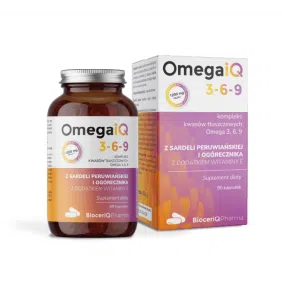 OmegaiQ, kaps.miękkie, 90 szt