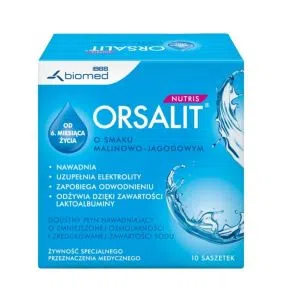 Orsalit nutris, proszek, sm.malinowo-jagodowy, 10 sasz.