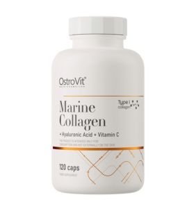 OstroVit Marine Collagen+Hyaluronic Acid+Witamin C, kapsułki, 120szt.
