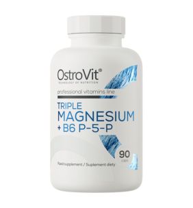 OstroVit Triple Magnesium + B6 P-5-P, kapsułki, 90 szt.