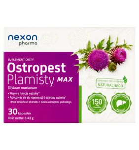 Nexon Pharma Ostropest Plamisty MAX, kapsułki, 30 szt.