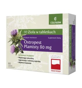 Ostropest plamisty, tabletki, 60 szt.