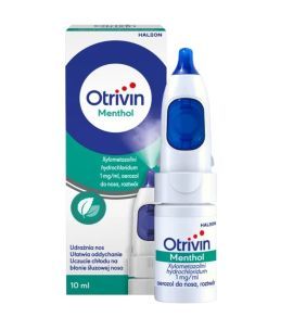 Otrivin Menthol, 1mg/ml,aer.d/nosa,(i.rów),Delf,Łotwa,10ml