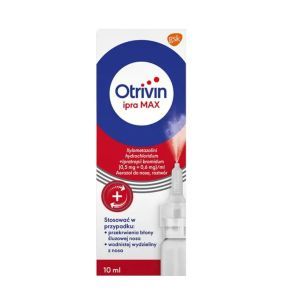 Otrivin ipra Max, (0,5 mg + 0,6 mg)/ml, aer.do nosa, 10ml