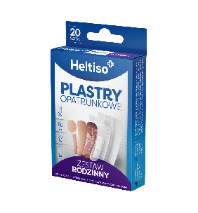 HELTISO, Plastry opatrunkowe Zestaw Rodzinny, 20 szt. 