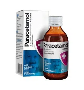 Paracetamol Aflofarm, (120 mg / 5 ml), zawiesina doustna, 100 ml