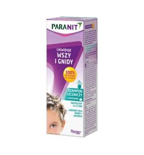 Paranit Szampon leczniczy+grzebien,p/wszom i gnidom, 200 ml