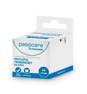 Pasocare, przylepiec tkaninowy, 5 m x 5 cm, 1 szt.