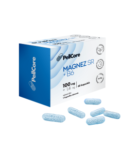 PellCore Magnez SR + B6, 60 kapsułek