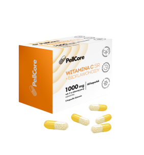 PellCore Witamina C SR+ bioflawonoidy, kapsułki twarde, 60 szt.