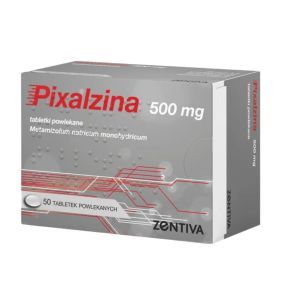 Pixalzina, 500 mg, tabl.powl., 12 szt