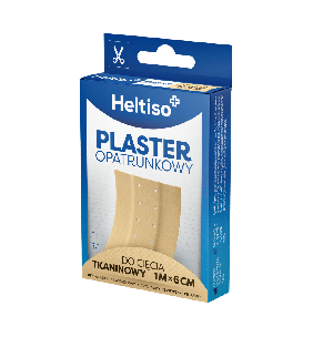 HELTISO, Plaster opatrunkowy do cięcia tkaninowy 1mx 6cm, 1 szt.